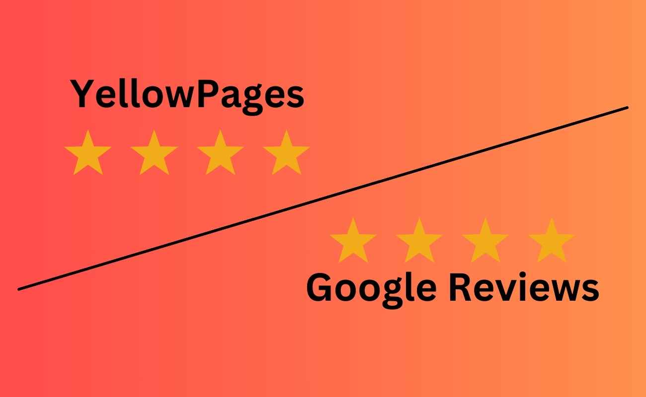 YellowPages vs google reviews